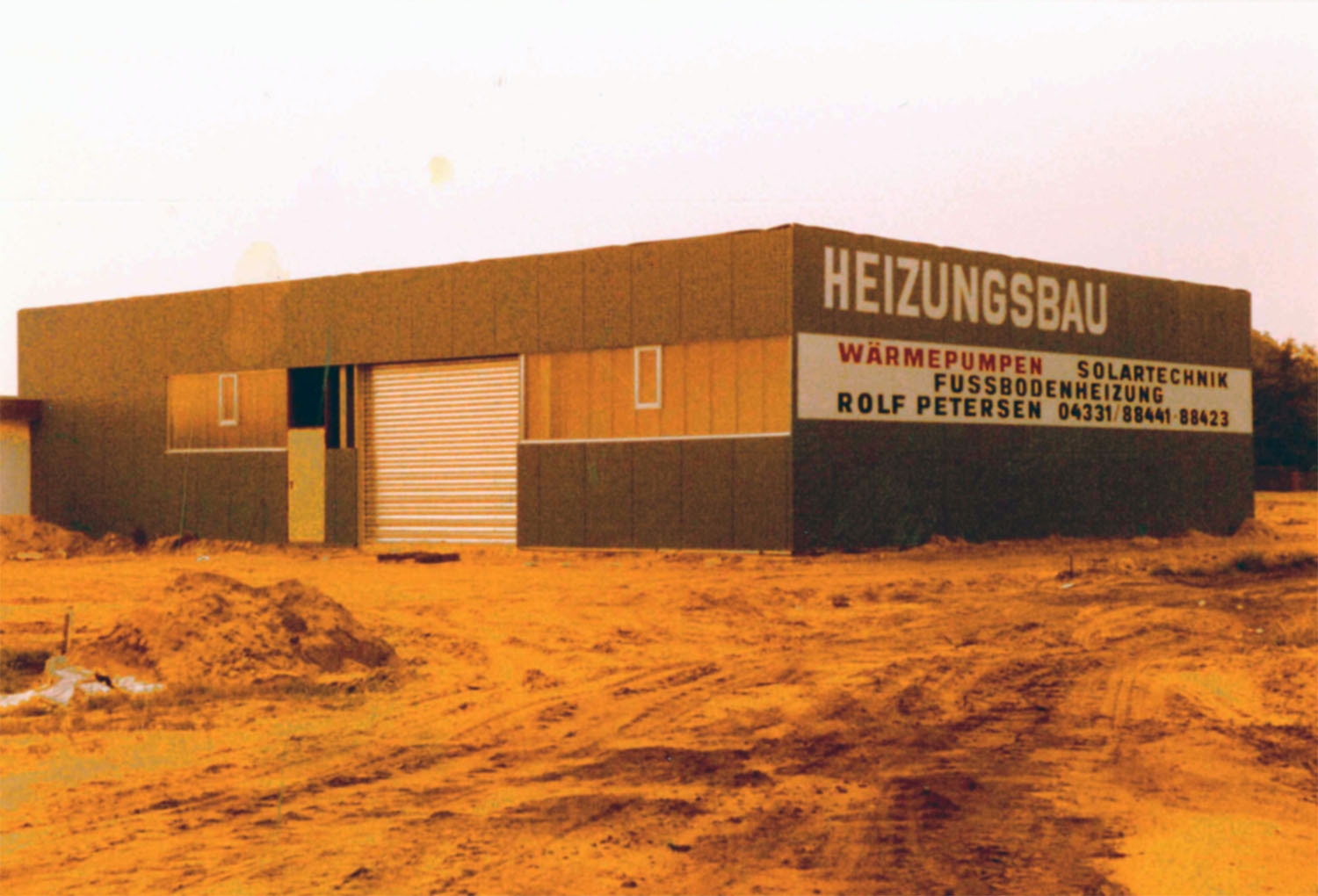 Lagerhalle Heizungsbau Rolf Petersen, 1979